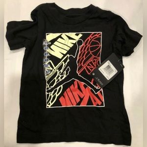 New with tag! Nike Air Jordan Boy's Jumpman Logo Youth T Shirt Top 3T